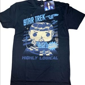 BNWT!!! FUNKO POP TEE STAR TREK COLLECTIBLES! Mint condition, size: XS
